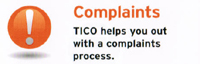 TICO helps you out with a complaints process